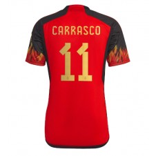 Belgien Yannick Carrasco #11 Hemmatröja VM 2022 Korta ärmar